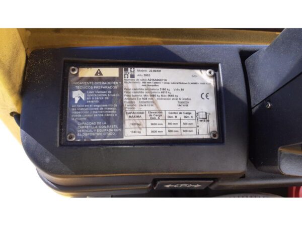 2003 HYSTER J2.00 XM - Imagen 14
