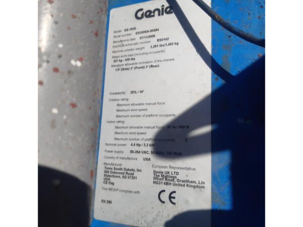 2006 GENIE GS-1930 - Imagen 11