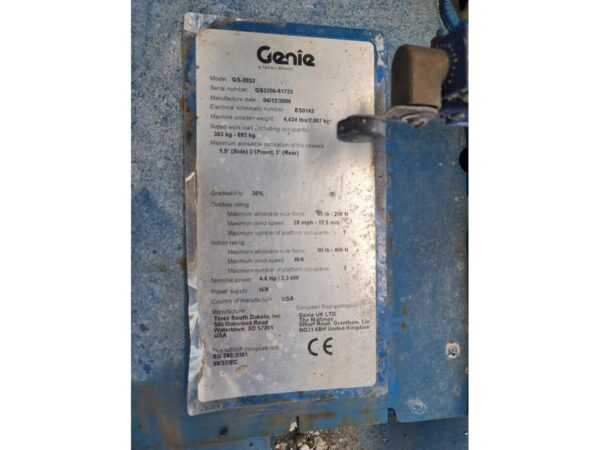 2006 GENIE GS-2032 - Imagen 17