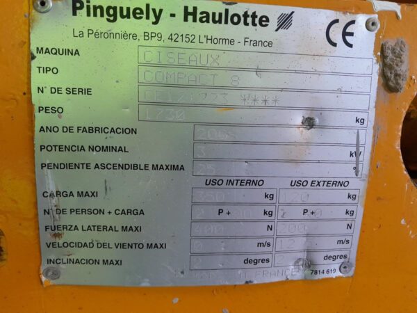 2006 HAULOTTE COMPACT 8 - Imagen 13
