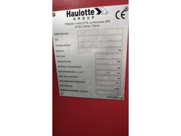 2007 HAULOTTE HA15IP - Imagen 5