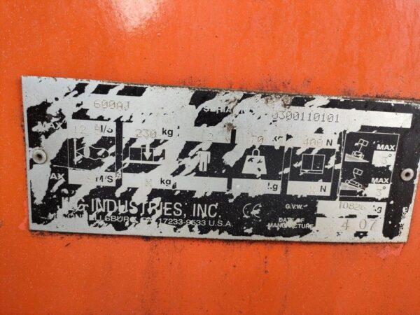 2007 JLG 600AJ - Imagen 9