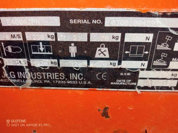2007 JLG E400AJP - Imagen 13
