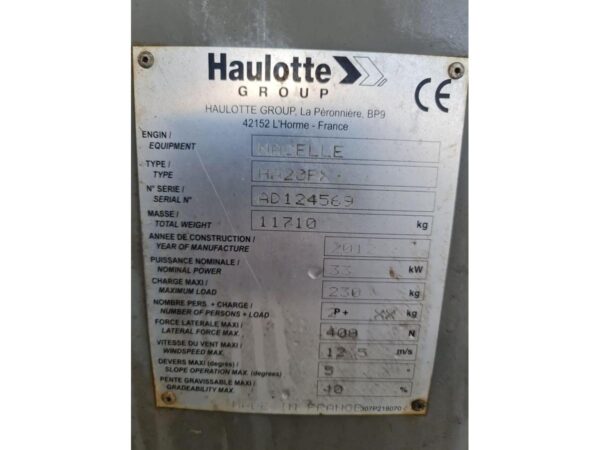 2012 HAULOTTE HA20PX - Imagen 20