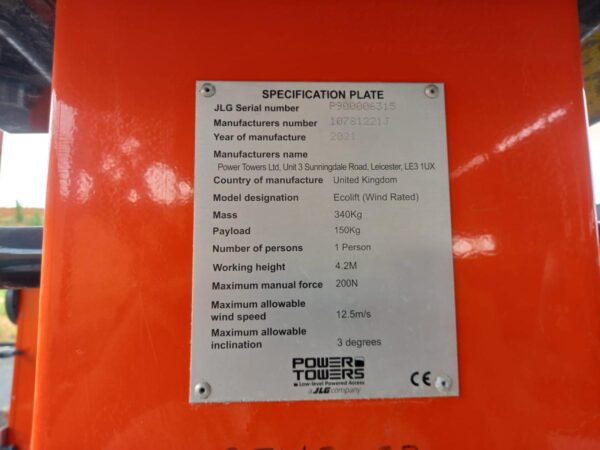 2020 JLG ECOWR-480 - Imagen 6