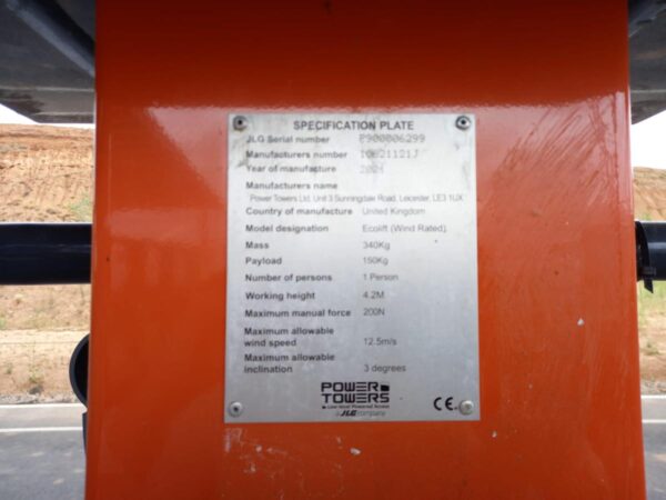 2021 JLG ECOWR-480 - Imagen 5