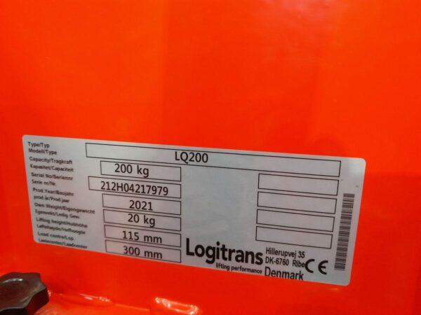 2021 LOGITRANS LOGIQ 200 - Imagen 8