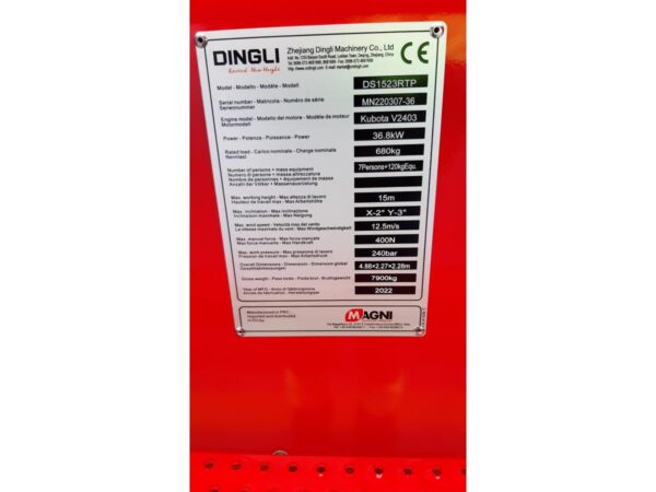 2022 MAGNI DS1523RTP - Imagen 5