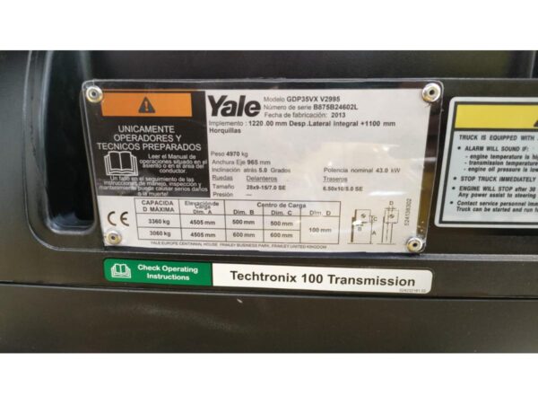 2024 REVIVER-YALE GDP35VX - Imagen 22
