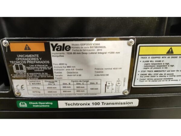 2024 REVIVER-YALE GDP35VX - Imagen 26