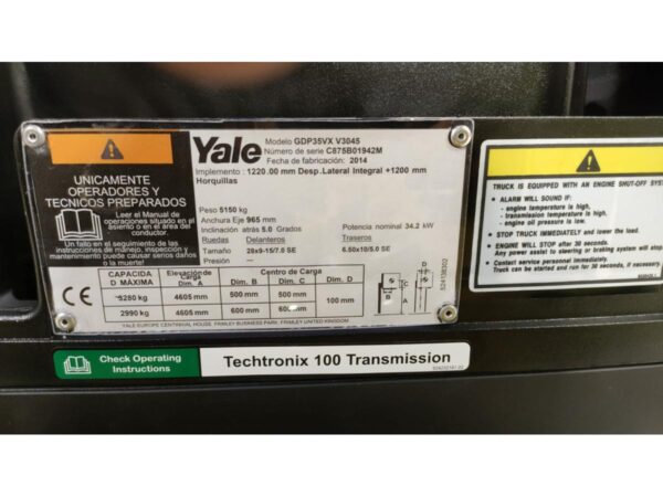2024 REVIVER-YALE GDP35VX - Imagen 23