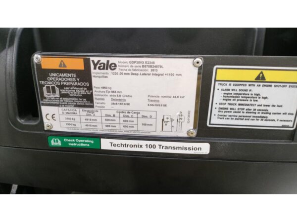 2024 REVIVER-YALE GDP35VX - Imagen 23