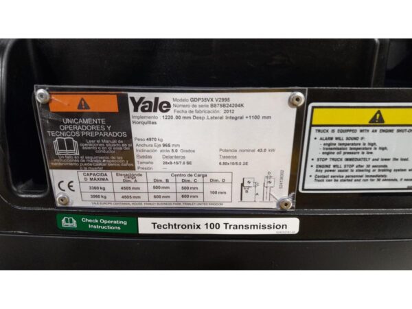 2024 REVIVER-YALE GDP35VX - Imagen 22